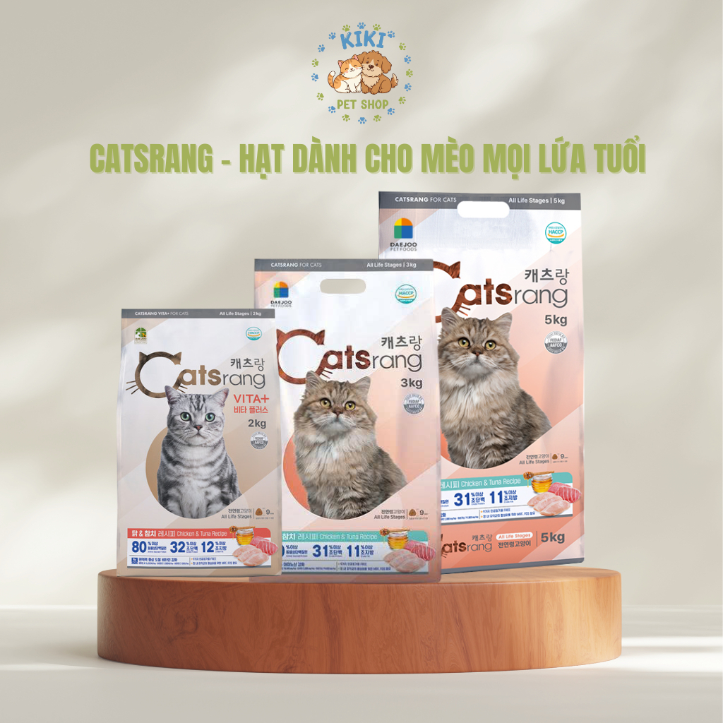 [GIÁ RẺ] THỨC ĂN HẠT CATSRANG DÀNH CHO MÈO MỌI LỨA TUỔI