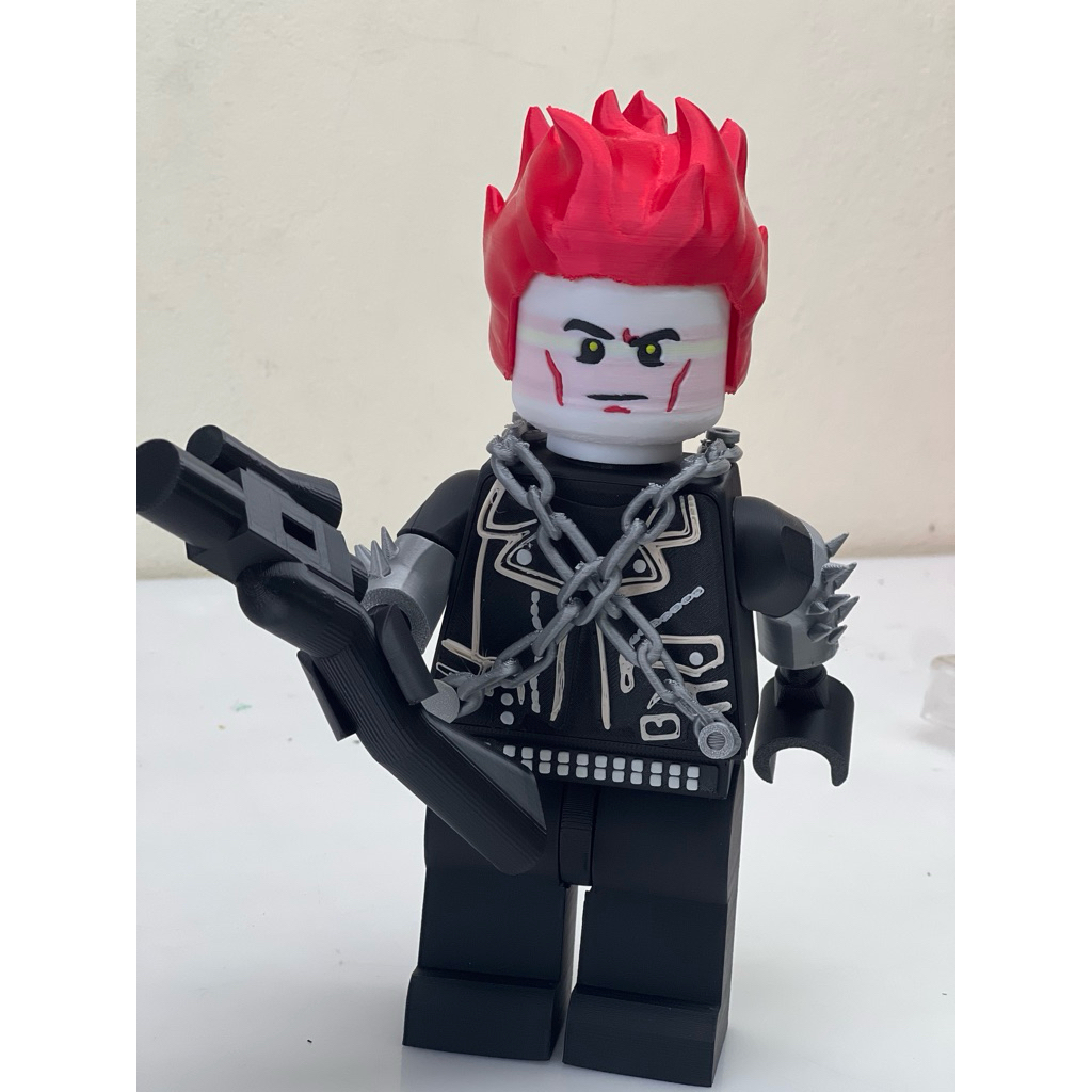 {HÀNG CÓ SẴN}Mô hình 3D Ghost Rider( ma tốc độ ),vũ trụ marvel,trang trí,decor nhà cửa,cá tính