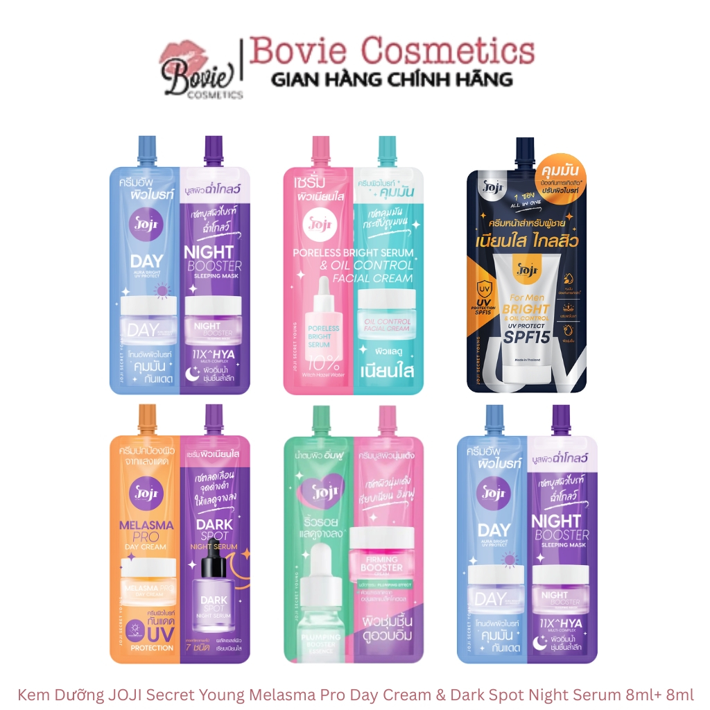 Kem Dưỡng JOJI Secret Young Melasma Pro Day Cream & Dark Spot Night Serum 8ml+ 8ml