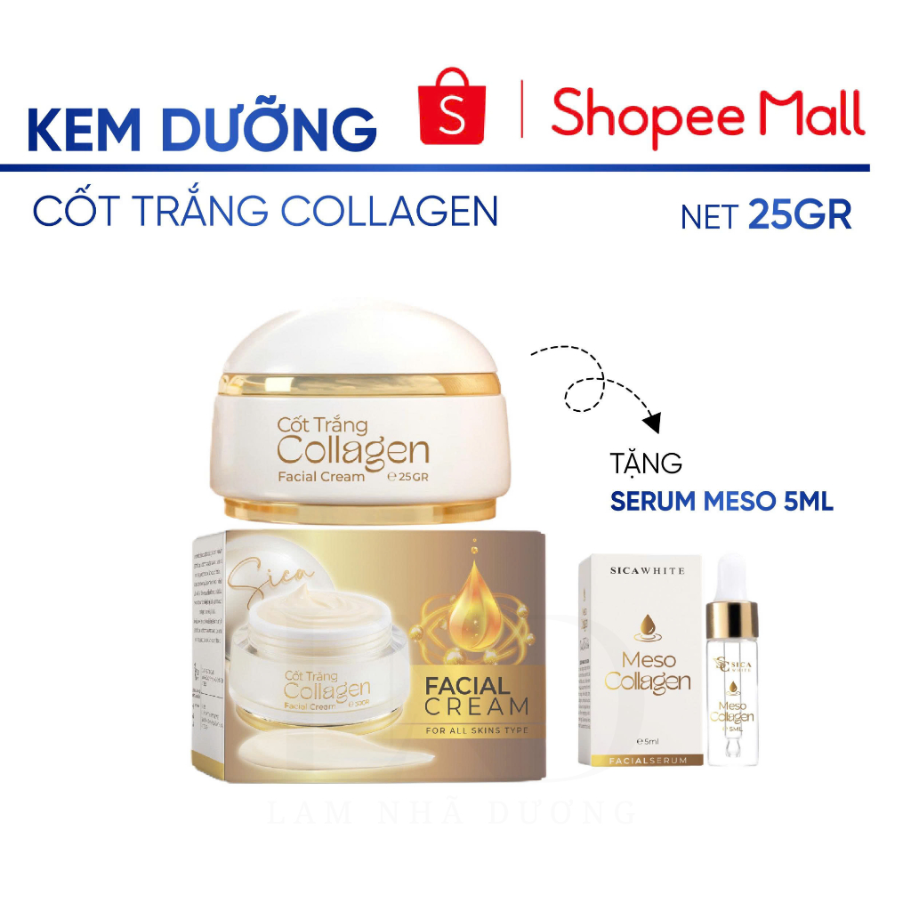 Kem Cốt Trắng Collagen Sica White 30G - Sica White Store