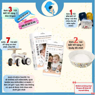 Tã/Bỉm Dán/Quần Momo Honey Premium đủ size NB/S/M/L/XL/2XL/3XL/4XL bề mặt tơ tằm cao cấp cho bé từ 5-20kg MECAHEO