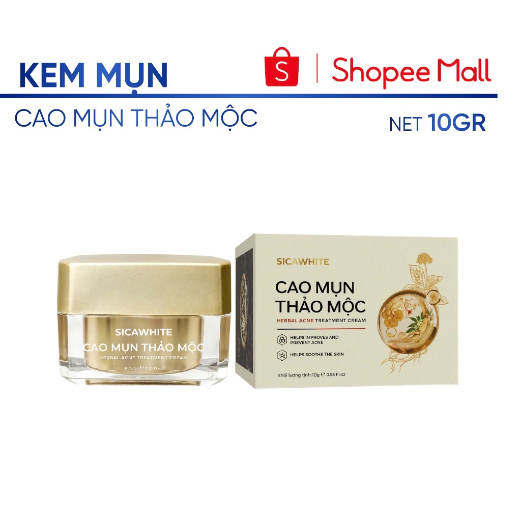 Cao Mụn Thảo Mộc Sica White 10G - Sica White Store