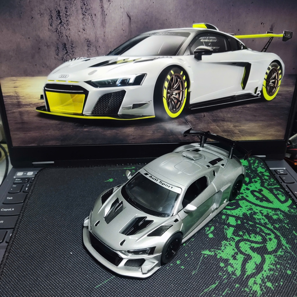 (MHKL) Mô hình kim loại Audi R8 tỉ lệ 1:24