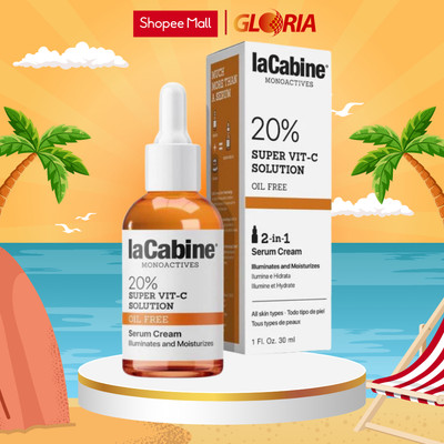 Tinh Chất Chống Oxy Hoá và Làm Sáng Da LaCabine 20% Vit-C Solution Serum Cream 30ml