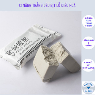 Xi Măng Trắng Dẻo Bịt Lỗ Điều Hoà, Đường Ống Nước Siêu , Keo Dán Lỗ Tường Bằng Xi Măng