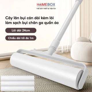  Cây lăn bụi sàn nhà cán dài thông minh Dụng cụ lăn bụi lông thú cưng quần áo chăn ga ghế sofa 