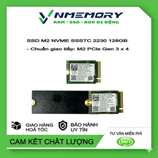 Ổ cứng SSD M2 NVMe PCI-e 128GB 2230 gen 3x4 tặng kèm khay nối dài lên 2280
