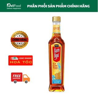  Nước mắm Nam Ngư Chai Thuỷ Tinh Cá Cơm Tươi - Chai 500ml Sóng Sánh Đậm Vị Cá Ngon Ngỡ Ngàng 