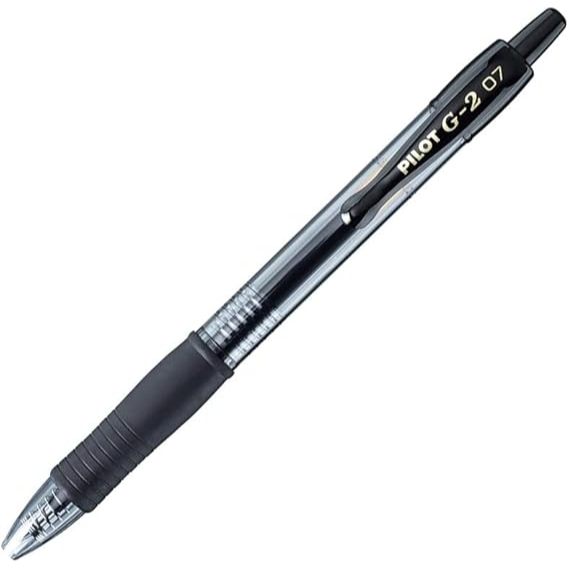 Direct FromJapan  Pilot G2 Retractable Gel Ink Rollerball Pen, 0.4mm Line Width, Black Ink.
