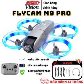  Flycam M9 Pro giá rẻ nhỏ gọn dễ điều khiển FPV cao cấp Flycam mini drone flycam 