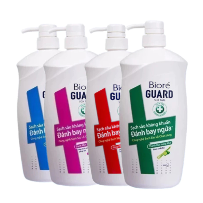 Sữa tắm sạch sâu kháng khuẩn dưỡng da Biore Guard 800g