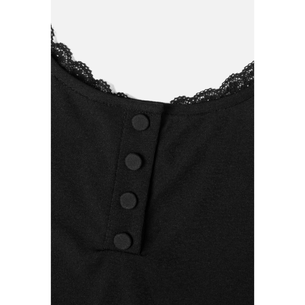 Áo thun OLV 2 dây phối ren basic Lace Trim Cami Top nhiều màu trẻ trung năng động | BigBuy360 - bigbuy360.vn