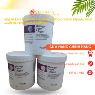  Kem massage mặt spa Collagen Skindom 1100ml trẻ hóa giảm nhăn săn chắc & làm sáng da 