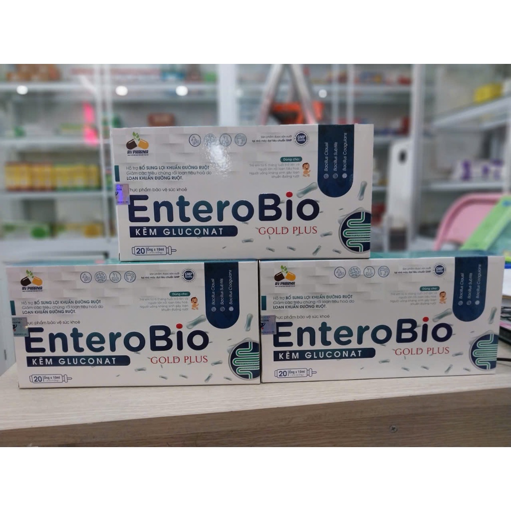 Men Entero Bio Plus Bipharco Bổ Sung Lợi Khuẩn Đường Ruột (Hộp 20 ỐNG)