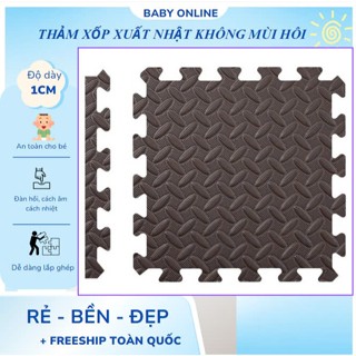[SET 6] Thảm xốp lót sàn 30x30x1cm VNXK ko hôi vân khế an toàn cho bé