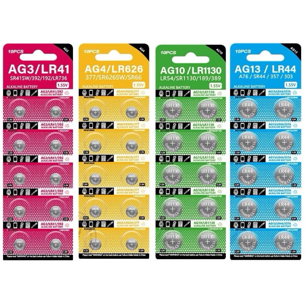 Pin cút áo AG3 /AG10/ AG13/CR2032