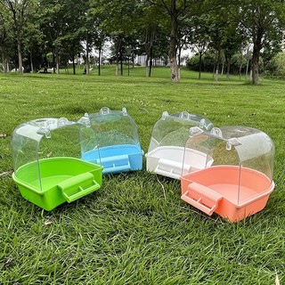   Hộp Khay Tắm Cài Lồng Chim Tiện Lợi  Phù Hợp Mọi Loại Lồng – Nhựa PVC Cao Cấp – Cho Vẹt Chào Mào 