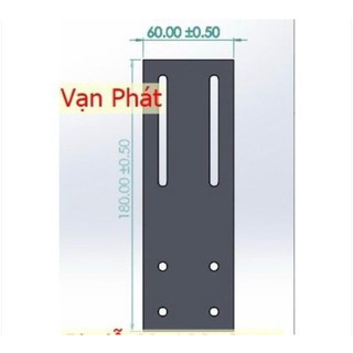  Pla lỗ theo yêu cầu 60x180x6mm 