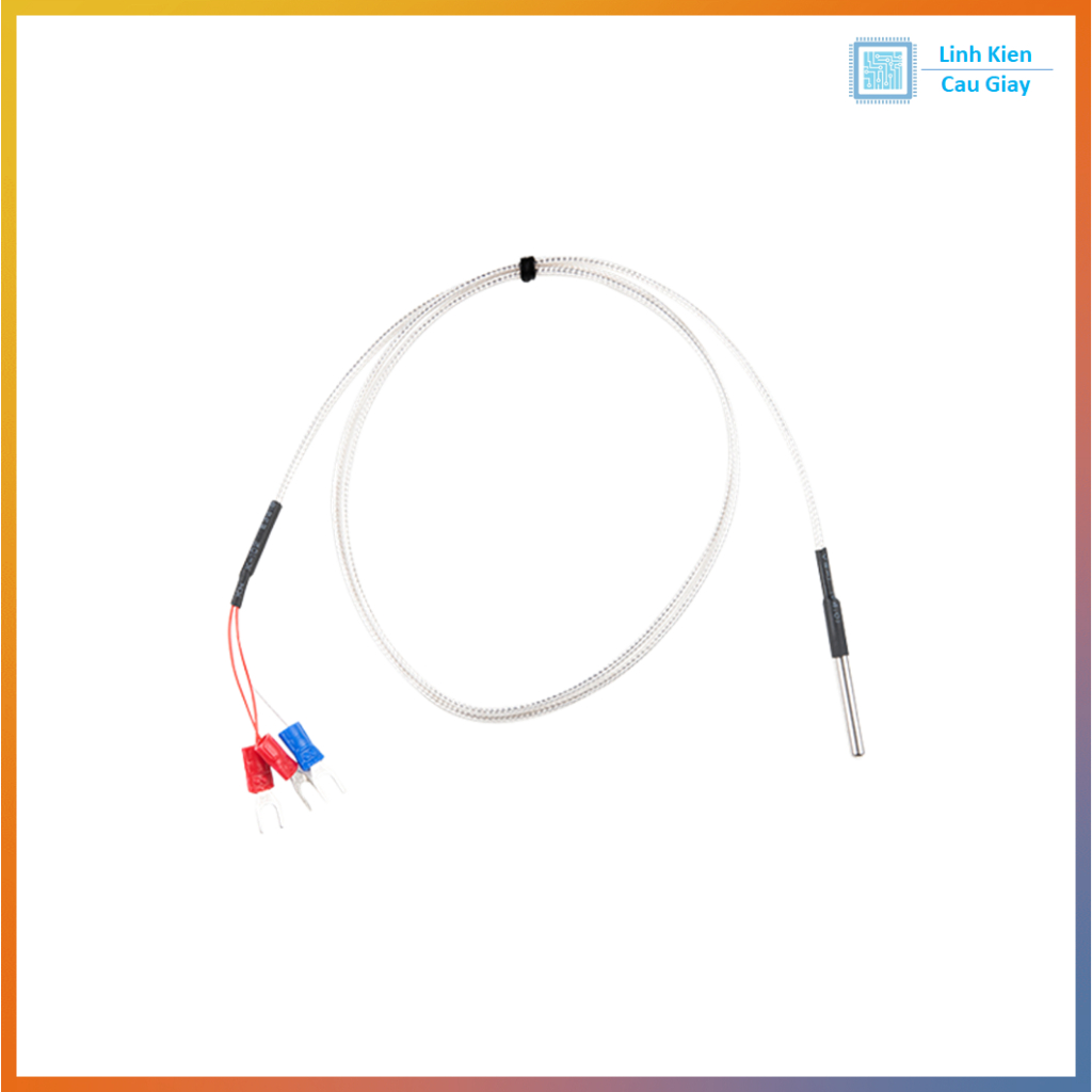 PT100 3 Dây Chống Nước Dài 70 cm - Kết Nối PLC 4–20mA ( Không ren )