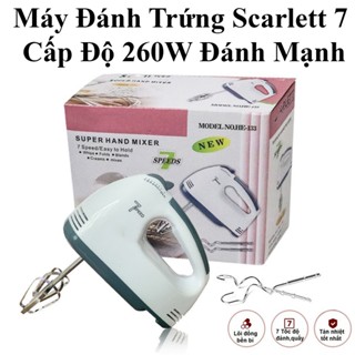 Máy Đánh Trứng Scarlett 7 Cấp Độ 260W Đánh Mạnh Tiện Dụng