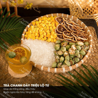  Trà Kim Quất Chanh Dây  Trà Triệu Lộ Tư  Detox Giúp Làm Sáng Da Thanh Nhiệt Giảm Cân 