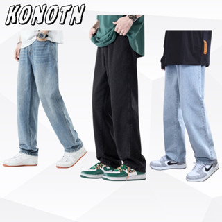Quần Jean nam KONOTN Quần bò nam ống đứng suông rộng bền màu QJ9