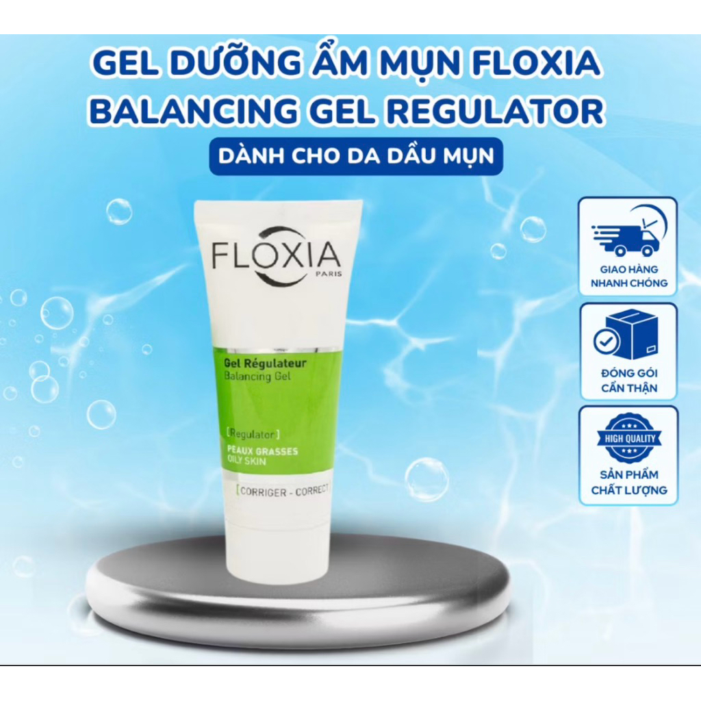 ✅[CHÍNH HÃNG] Floxia Gel Dưỡng Cho Da Dầu, Giúp Giữa Ẩm Và Làm Dịu, Ngăn Mụn Balancing Gel Regulator