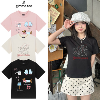   Hàng Mới  Áo BabyTee Gimme - BST CÚN  - Premium Cotton 250gsm Cotton 2 Chiều - GMB116 