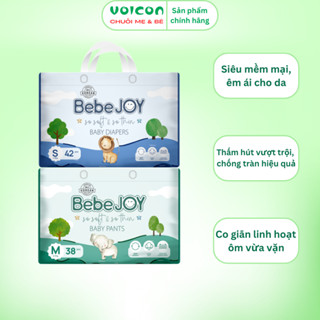 Tã Bebejoy Premium Dán/ Quần – Siêu mềm mại | Thấm hút vượt trội | Chống tràn hiệu quả | Chính hãng