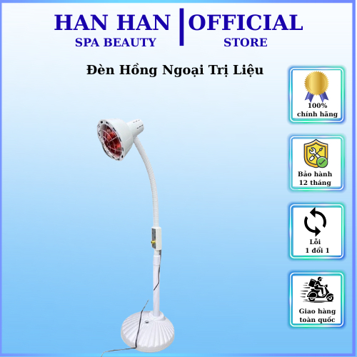 Đèn Hồng Ngoại 275W Sưởi Ấm Trị Liệu |Hỗ Trợ Giảm Đau Mỏi Vai Gáy Xương Khớp Dùng Cho Dưỡng Sinh-Spa