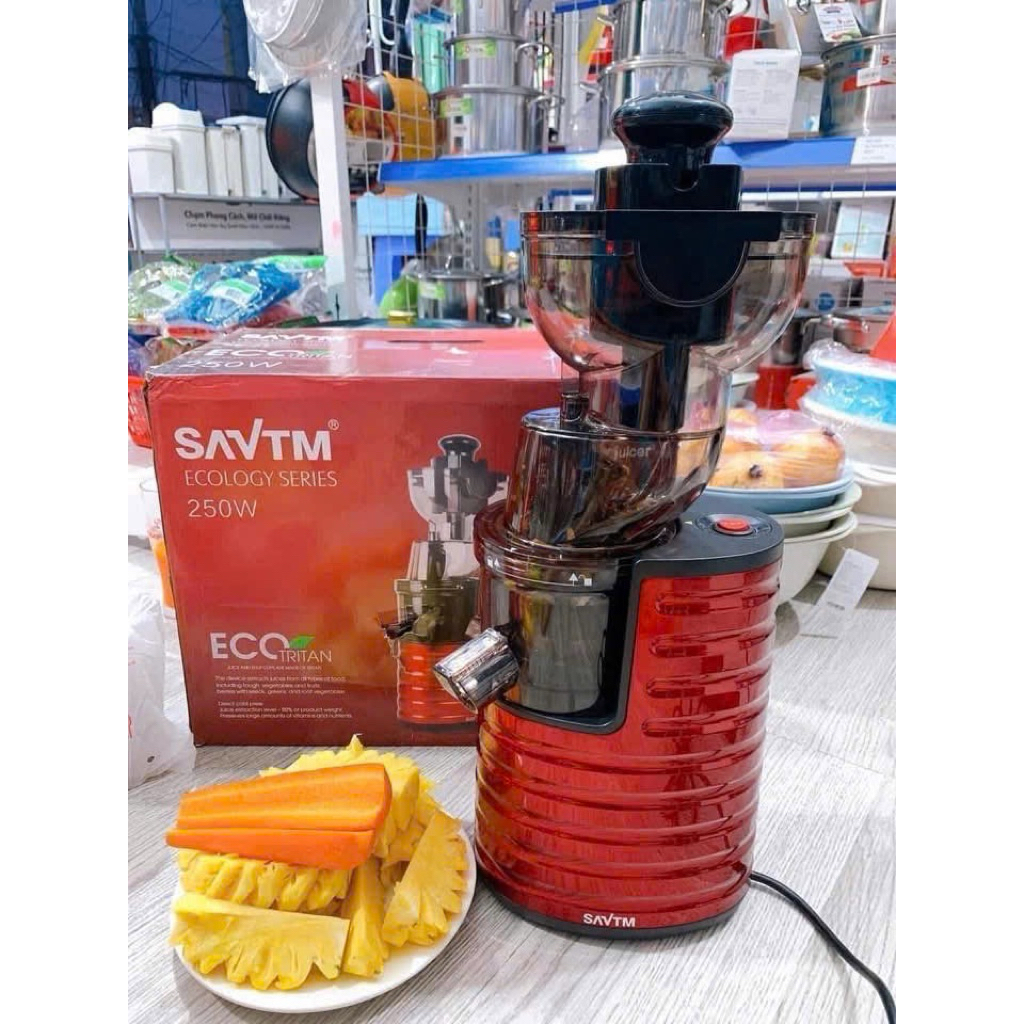 Máy Ép Chậm Công Nghiệp SAVTM JE 31 Công Suất Lớn 250w - Máy Ép Tất Cả Các Loại Hoa Quả