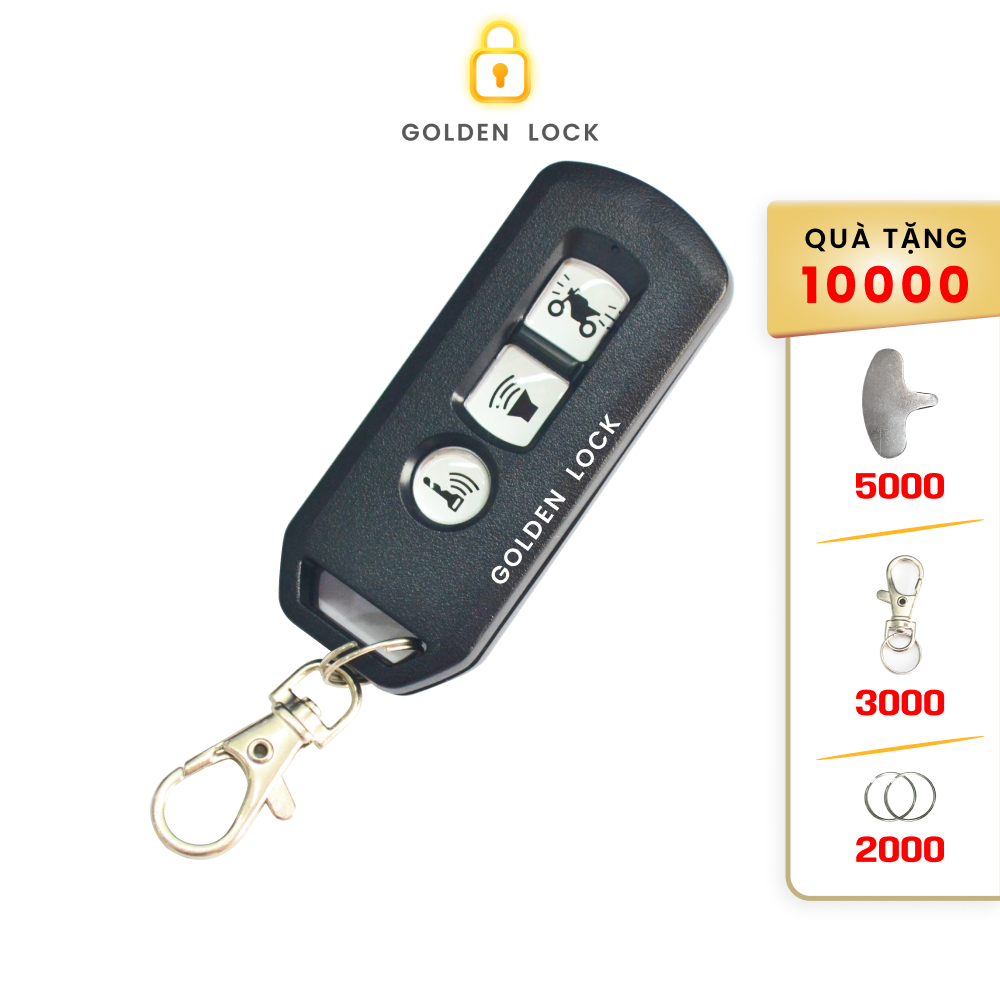 Vỏ smartkey 3 nút Honda SH - SH Mode - Pcx (mặt sau tráng gương)