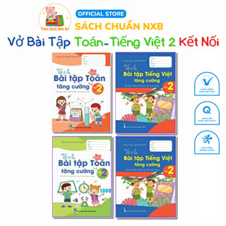 Sách - Vở ô li Bài Tập Toán, Tiếng Việt Tăng Cường Lớp 2 - Kết Nối