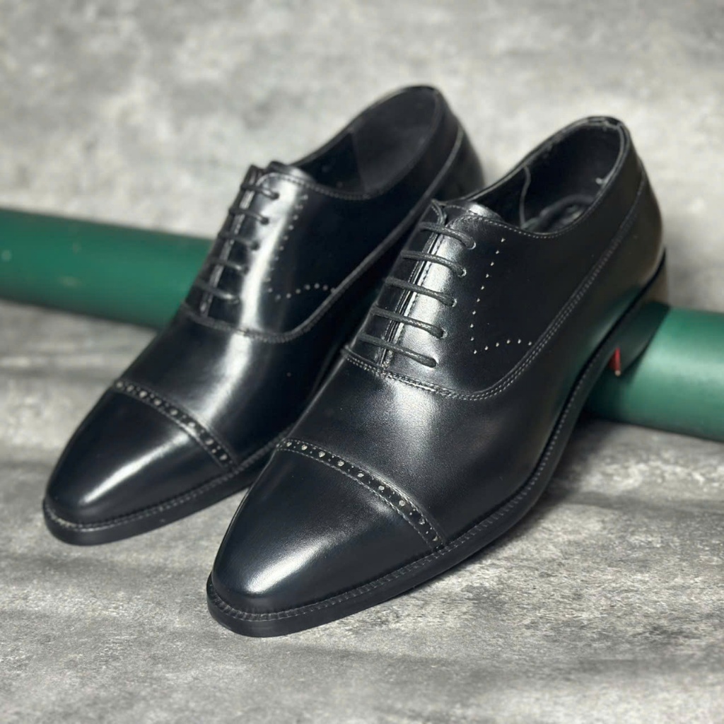 (MẪU MỚI)·Giày da nam cao cấp da bò thật- Đế Phíp  Bảo hành 12 tháng  - Mã CS11