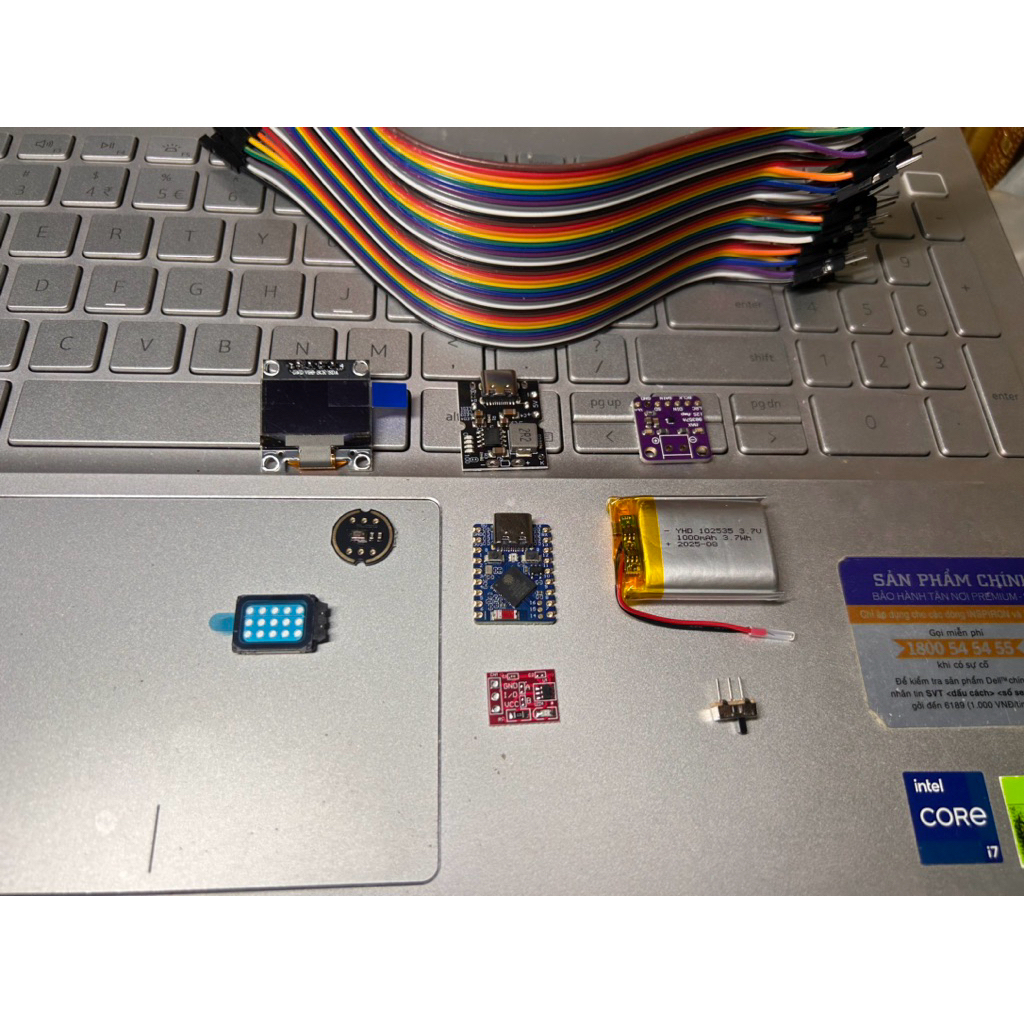 Bộ Linh Kiện Chatbot AI Xiaozhi – ESP32-S3 Super Mini/Zero,Màn Hình 0.96” ,Mic INMP441,Loa Samsung,M