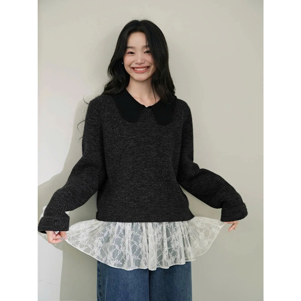 [SẴN] Áo len trơn cover Kuose