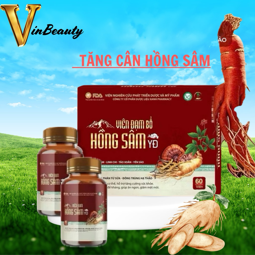 Sâm Bổ Kiện Thảo Mộc Nam, tăng cân cho người gầy, vitamin ăn ngon hiệu quả sau 20 ngày sử dụng
