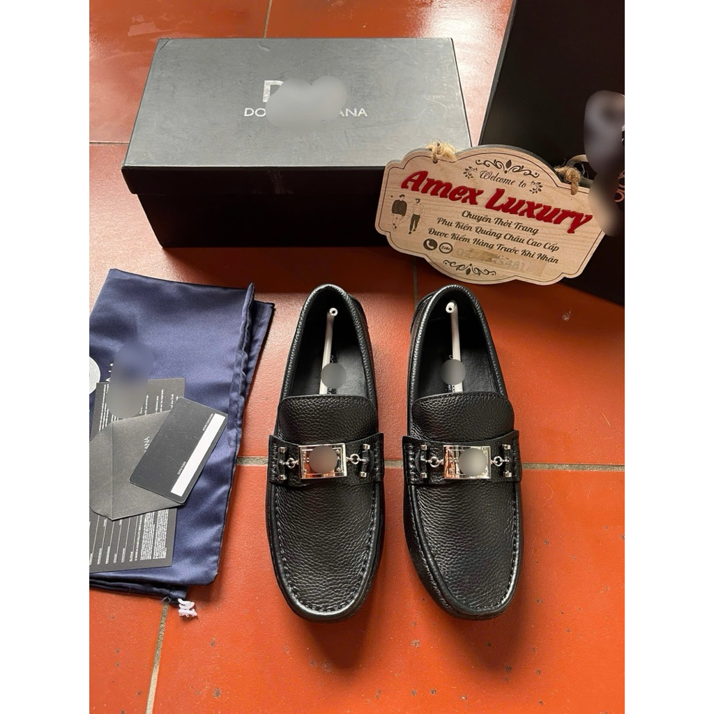 Giày Moca - Moca Đế Đinh Da Bê Mềm Tag Gương Lịch Sự Sang Trọng Có Sẵn Full Box