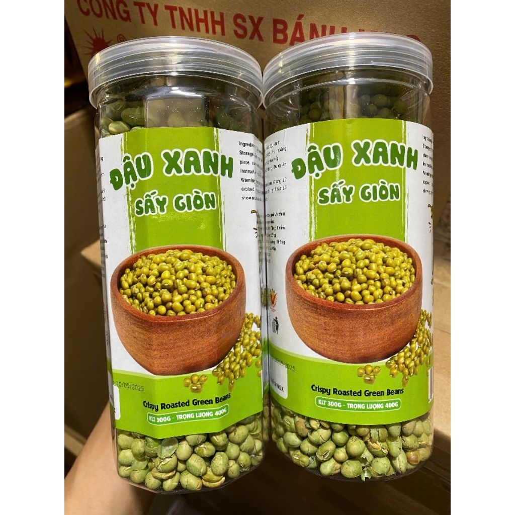 đậu xanh sấy giòn hủ 400gram