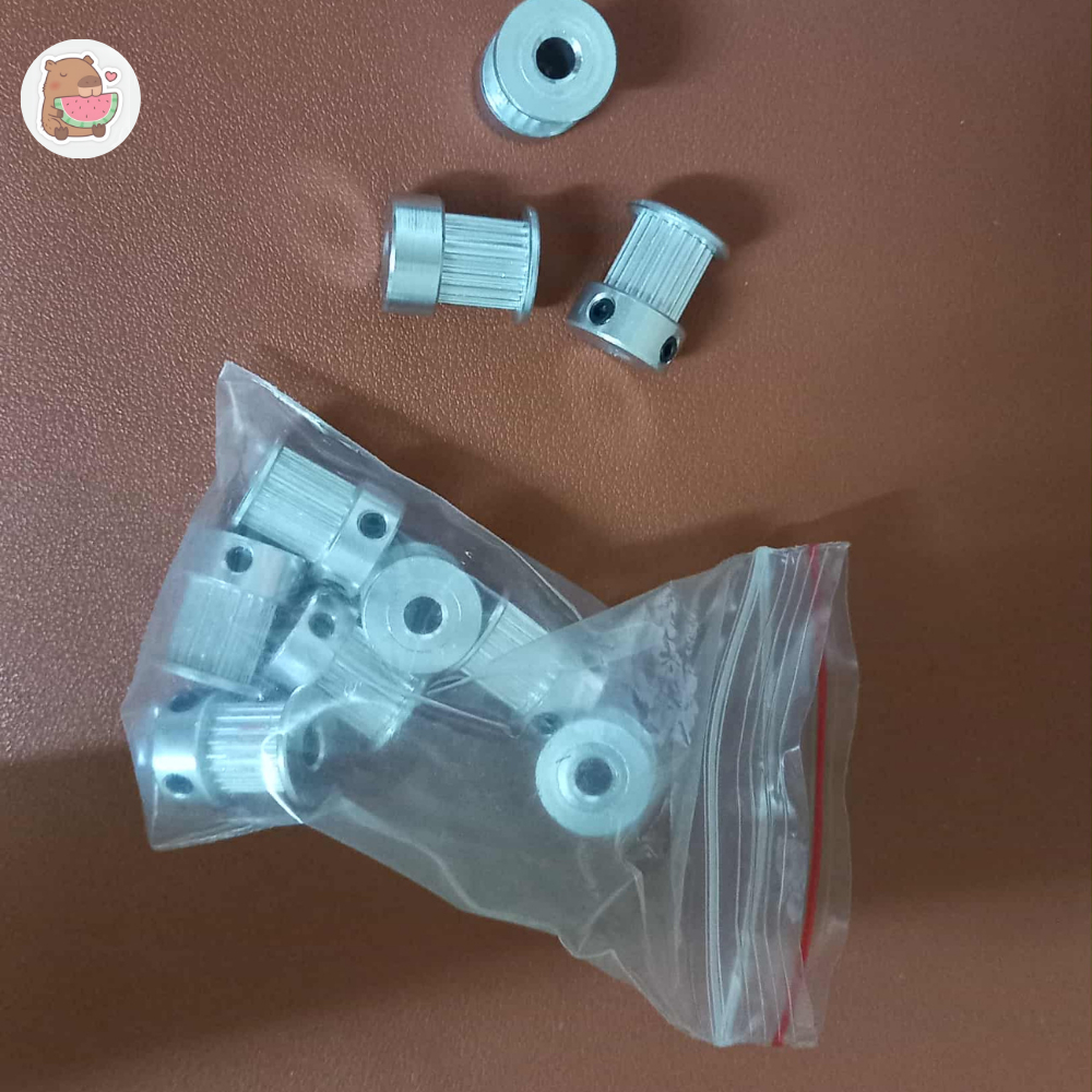 GT2 20 răng, trục 5mm, dây đai 9 cho voron 2.4 Pulley 20T-5mm-9mm