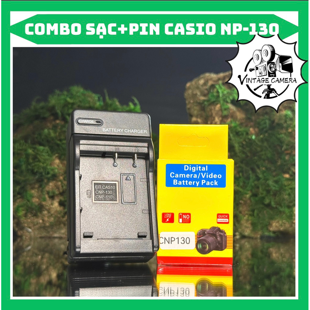 Bộ Sạc Pin Casio NP-130 ( Bộ Sạc Pin thay thế )dùng cho EX-ZR100, EX-ZR200,EX-ZR300,EX-ZR400,EX-ZR50