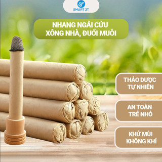 Combo 50 Thanh Nhang Ngải Cứu đuổi muỗi an toàn cho mẹ và bé hương thơm khử mùi khử khuẩn