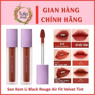  Son Kem Lì Black Rouge Air Fit Velvet Tint A12 