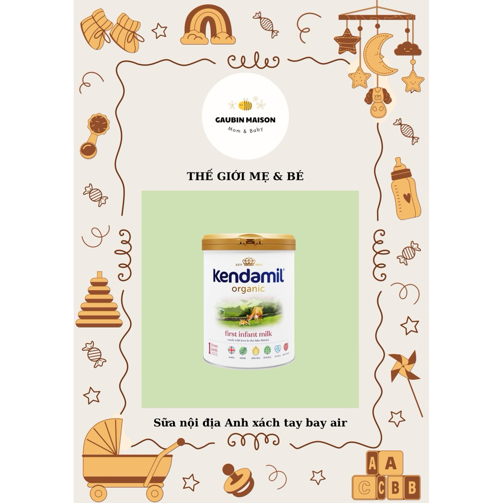 (HOẢ TỐC) Sữa Kendamil Organic số 1 nội địa Anh bay air