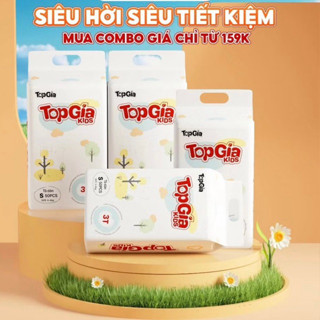 (Combo 4 bịch) Tã dán/ Bỉm Quần Topgiakids ph<7 an toàn cho da bé. thấm hút,thông thoáng vượt trội.Đủ size S/M//L/XL/XXL
