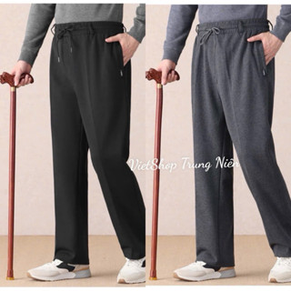  Quần Nỉ Nam Trung Niên Tặng Ông Tặng Bố Chất Dày Dặn K Xù Lông Hàng Quảng Châu Đẹp 