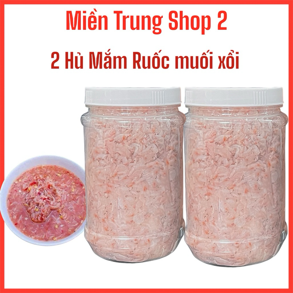 1Kg Mắm ruốc Muối Xổi, mắm miền trung, Đặc sản miền trung, mắm, nước chấm, gia vị