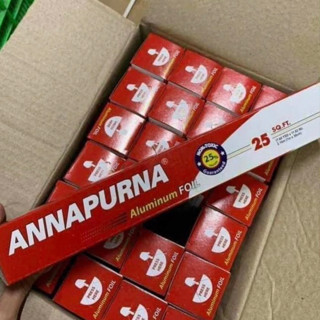  Set 5 hộp Giấy bạc nướng thực phẩm. Giấy bạc lót nồi nướng nồi chiên không dầu chiên rán thực phẩm 