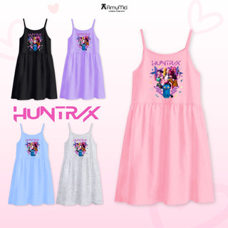 Đầm 2 dây bé gái K-Pop Amymei, đầm thun cotton nhật mát mẻ. Cho bé 14-50kg DAMDAY_KP2