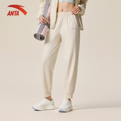 ANTA Nữ Training Quần dài thể thao vải dệt chạy bộ tập gym thoáng mái nhanh khô 1625C7312